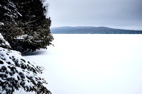 Across the Lake in January, Deer Yard Lake, Lutsen MN, 2023